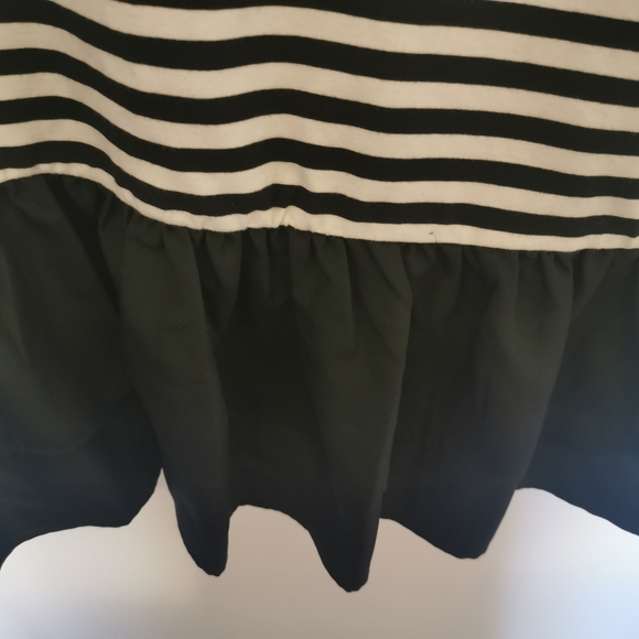 KATE SPADE BROOME STREET| Striped shirt with ruffled peplum size L - Picture 4 of 14